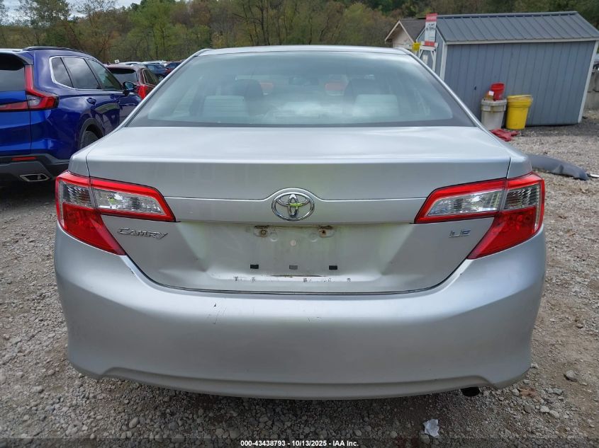 2012 Toyota Camry Le VIN: 4T4BF1FK3CR218616 Lot: 43438793