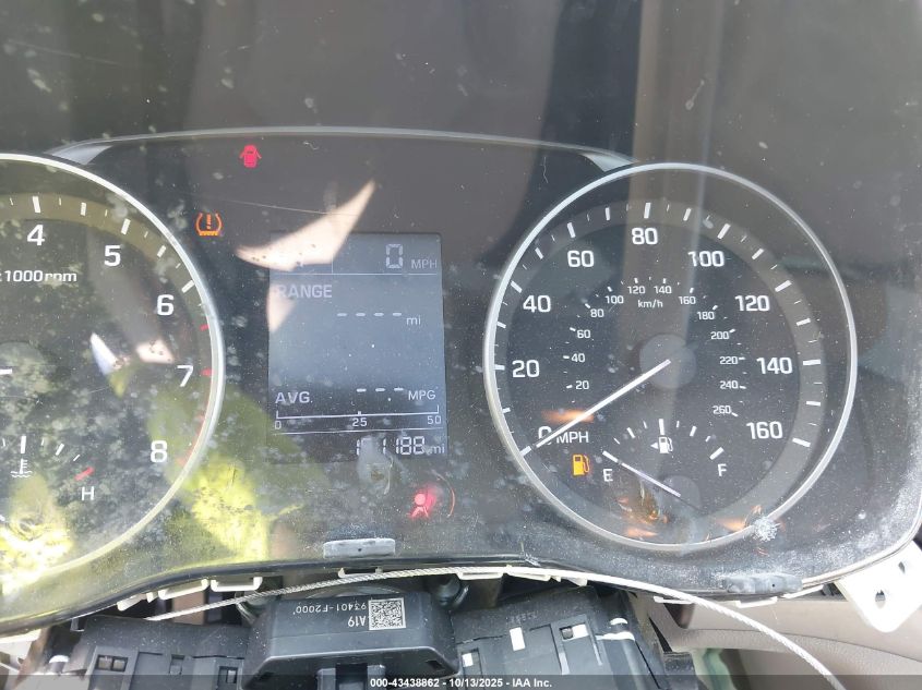 2017 Hyundai Elantra Se VIN: KMHD74LF2HU154407 Lot: 43438862