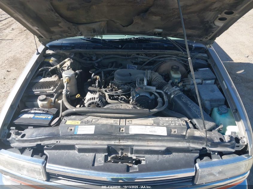 1999 Chevrolet S-10 Ls VIN: 1GCCS19X5X8135256 Lot: 43438898