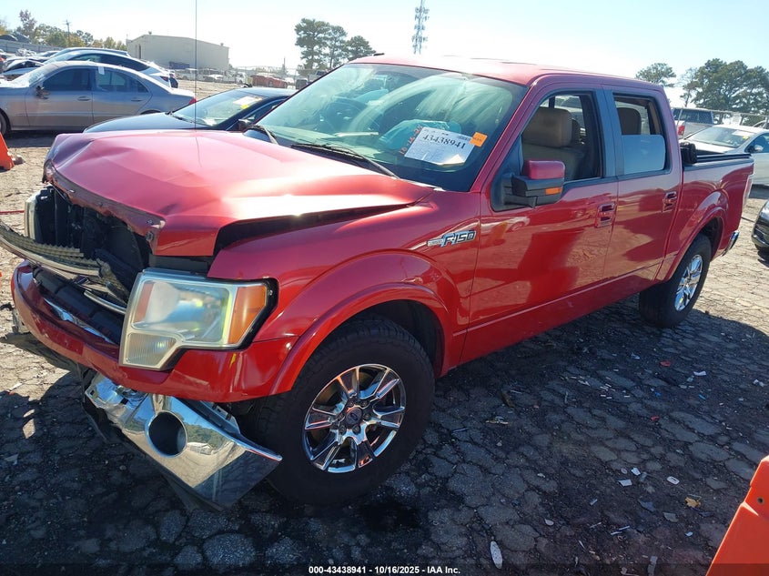 Vin: 1ftfw1cf7cfb79301, lot: 43933785, ford f-150 lariat 20122
