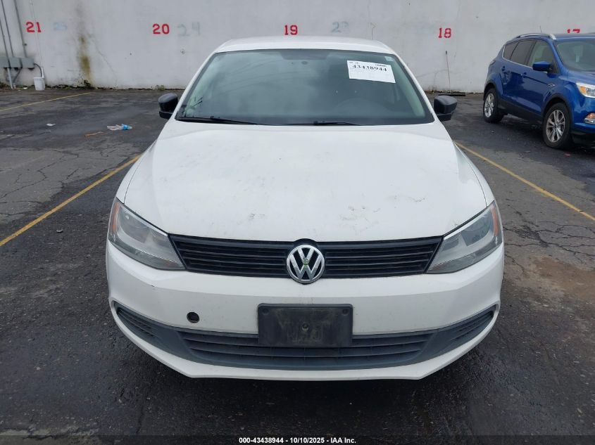 2013 Volkswagen Jetta S VIN: 3VW2K7AJ6DM296063 Lot: 43438944