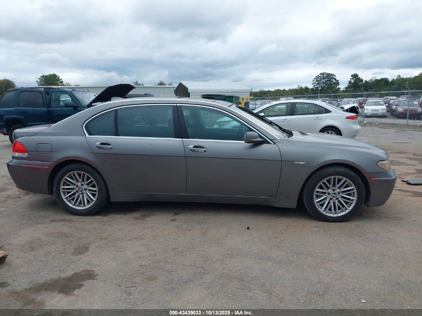 2004 BMW 745Li VIN: WBAGN63594DS55915 Lot: 43439033