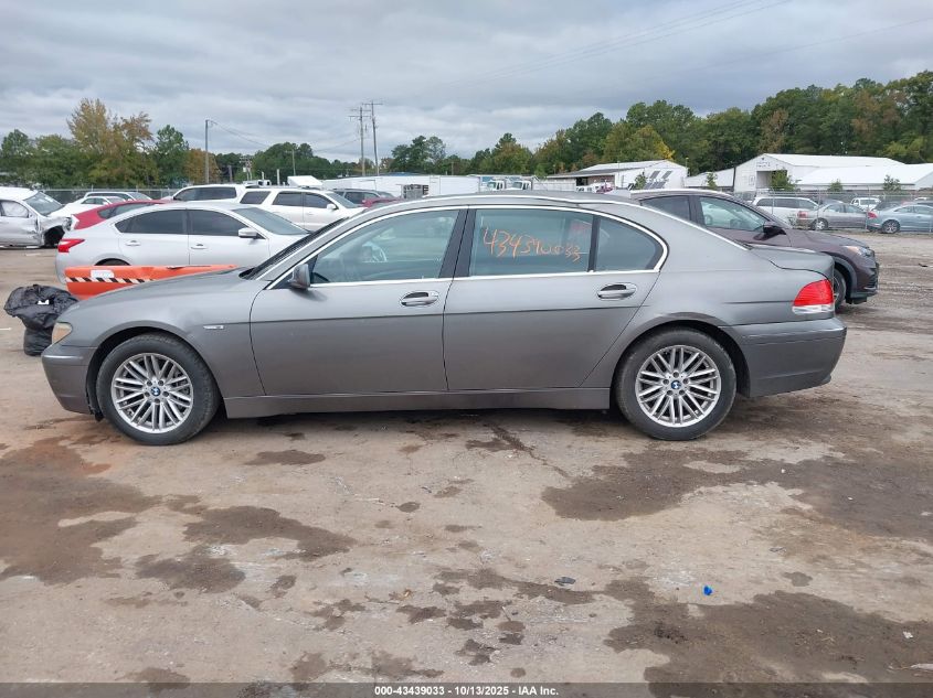 2004 BMW 745Li VIN: WBAGN63594DS55915 Lot: 43439033