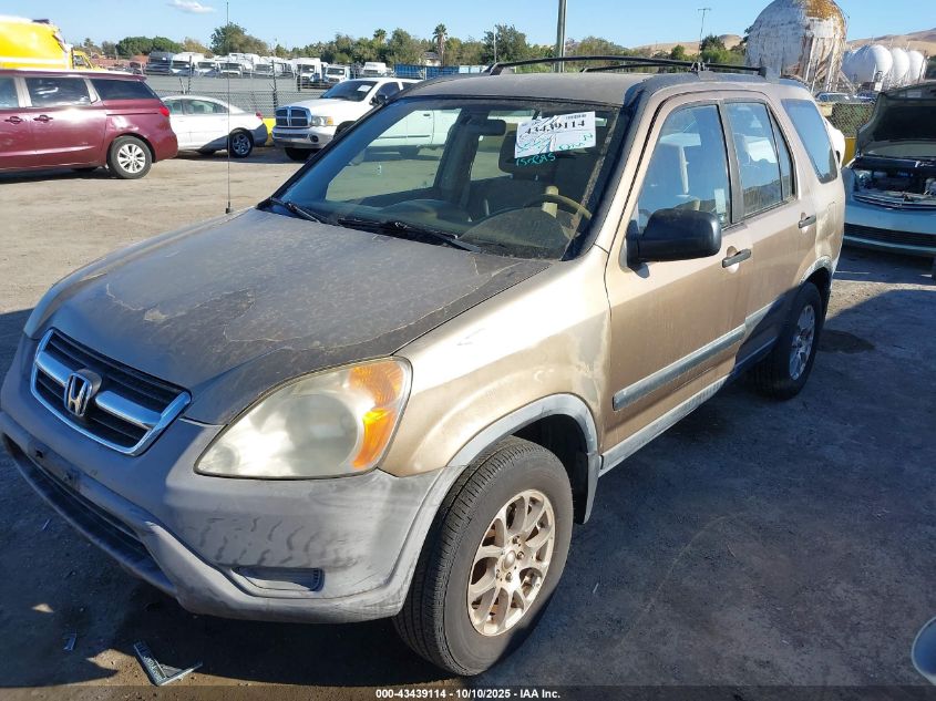 2002 Honda Cr-V Lx VIN: JHLRD684X2C018354 Lot: 43439114