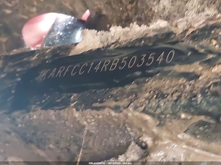 2024 Kawasaki Krf 1000 C VIN: JKARFCC14RB503540 Lot: 43439152