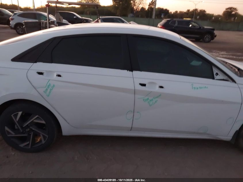 2025 Hyundai Elantra Hybrid Sel Sport VIN: KMHLM4DJ4SU144380 Lot: 43439189