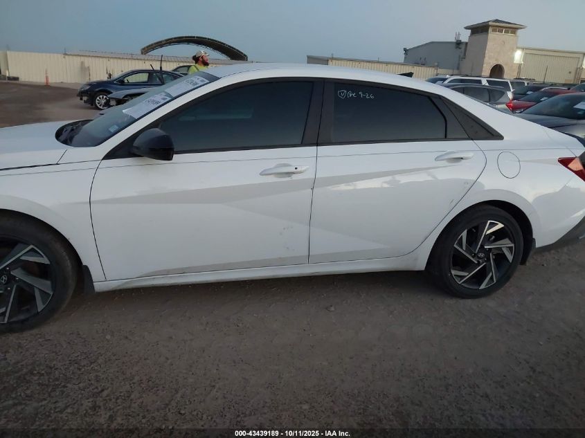 2025 Hyundai Elantra Hybrid Sel Sport VIN: KMHLM4DJ4SU144380 Lot: 43439189