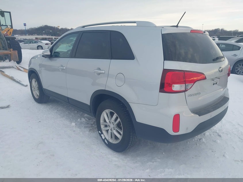 Vin: 5xykt3a60eg505977, lot: 43934048, kia sorento lx 20143