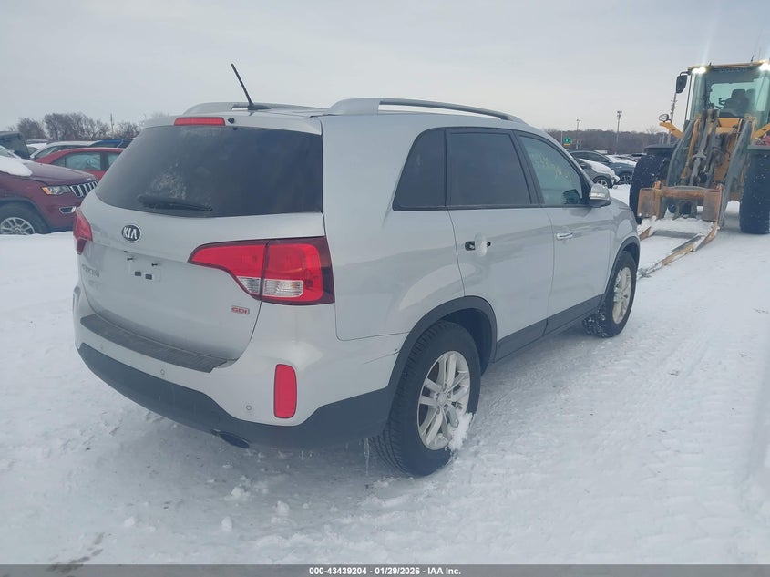 Vin: 5xykt3a60eg505977, lot: 43934048, kia sorento lx 20144