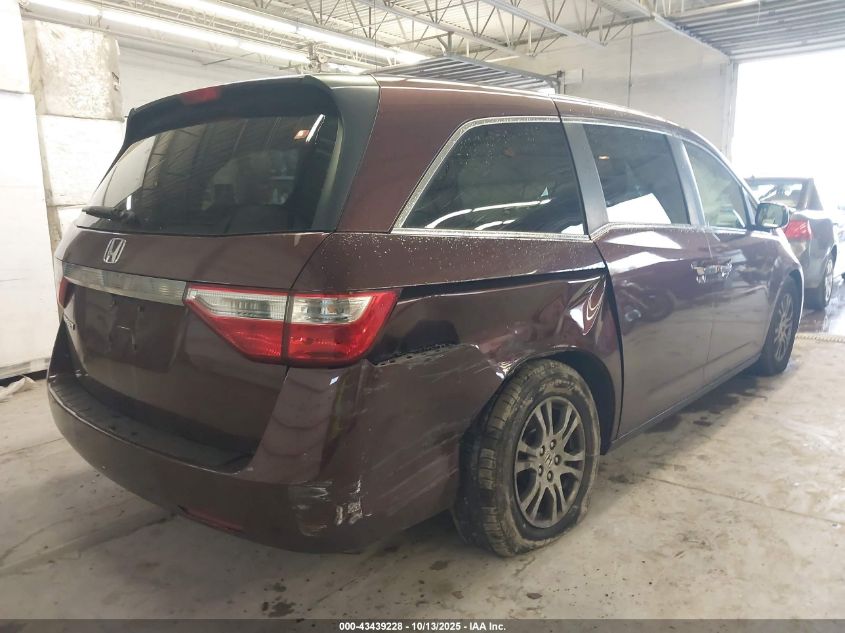 2012 Honda Odyssey Ex-L VIN: 5FNRL5H64CB126422 Lot: 43439228