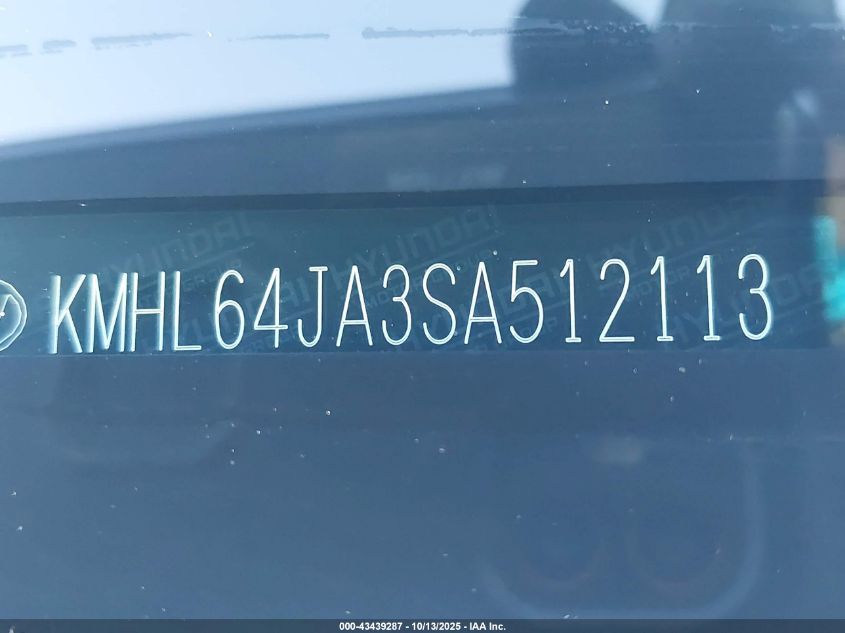 2025 Hyundai Sonata Sel VIN: KMHL64JA3SA512113 Lot: 43439287