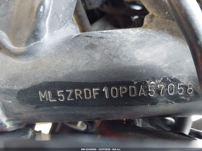 2023 Kawasaki Zr900 F VIN: ML5ZRDF10PDA57058 Lot: 43439485