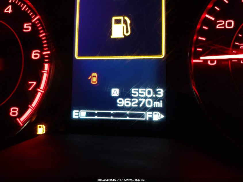 2017 SUBARU IMPREZA 2.0I SPORT 4S3GTAK66H3716828