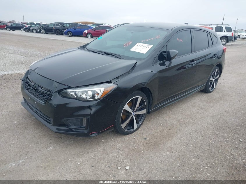 Vin: 4s3gtak66h3716828, lot: 43934389, subaru impreza 2.0i sport 20172