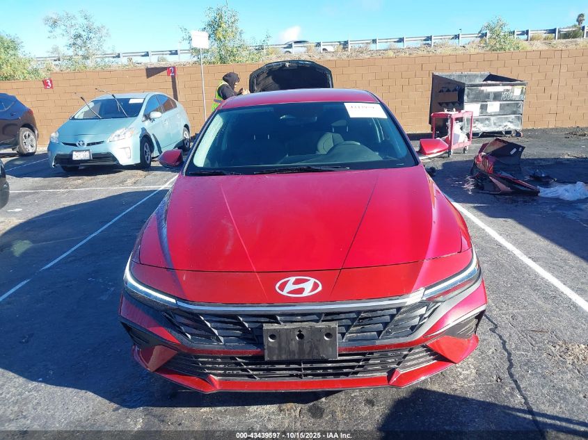 2025 Hyundai Elantra Se VIN: KMHLL4DG4SU854533 Lot: 43439597