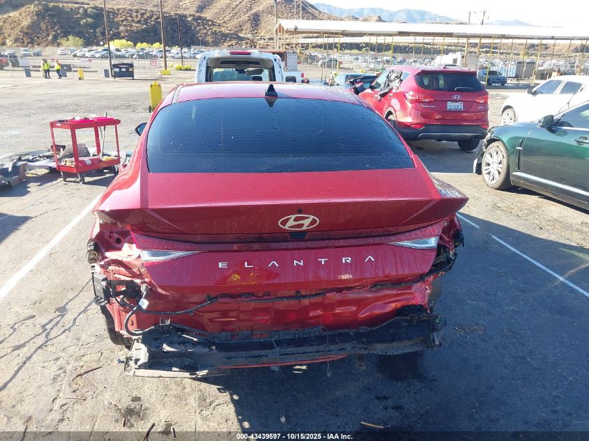 2025 Hyundai Elantra Se VIN: KMHLL4DG4SU854533 Lot: 43439597