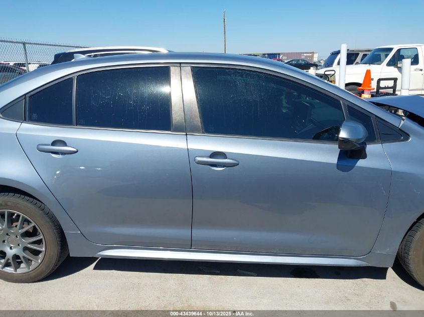 2022 Toyota Corolla Le VIN: JTDEPMAE9NJ220550 Lot: 43439644