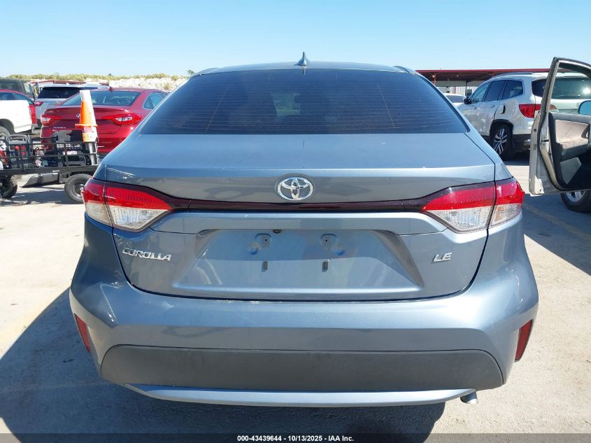 2022 Toyota Corolla Le VIN: JTDEPMAE9NJ220550 Lot: 43439644