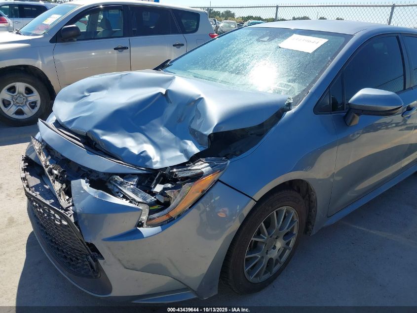 2022 Toyota Corolla Le VIN: JTDEPMAE9NJ220550 Lot: 43439644