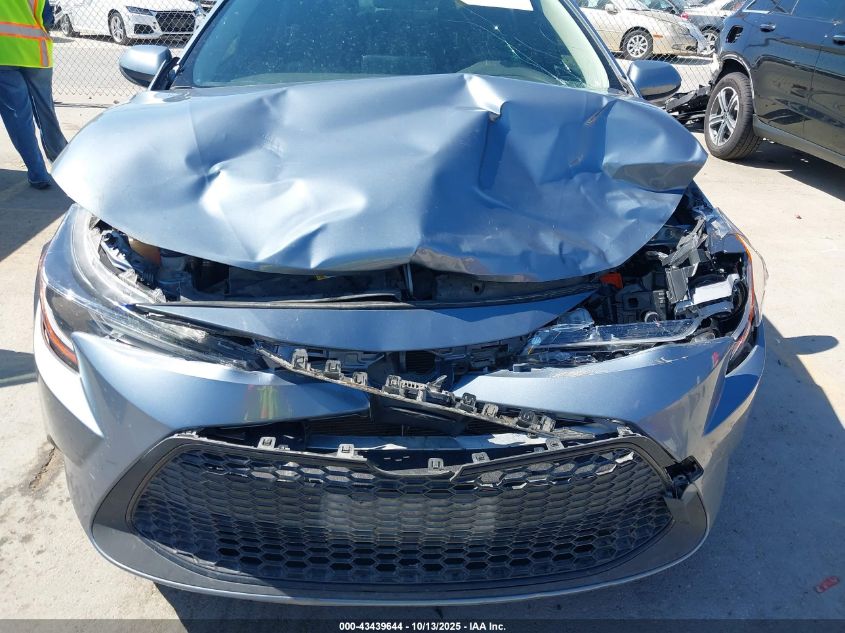 2022 Toyota Corolla Le VIN: JTDEPMAE9NJ220550 Lot: 43439644