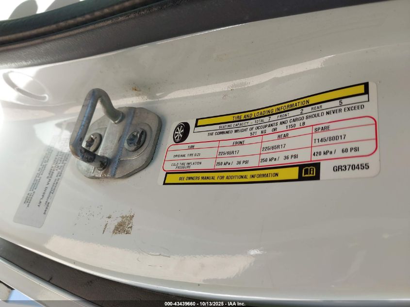 2016 Dodge Grand Caravan Se VIN: 2C4RDGBG5GR370455 Lot: 43439660