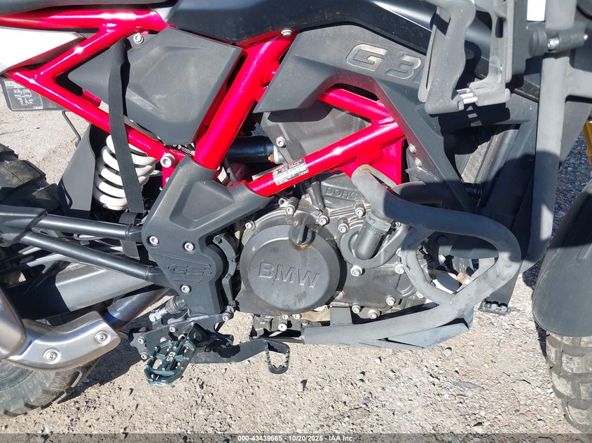 2022 BMW G310 Gs VIN: WB30G3308NRA35484 Lot: 43439665