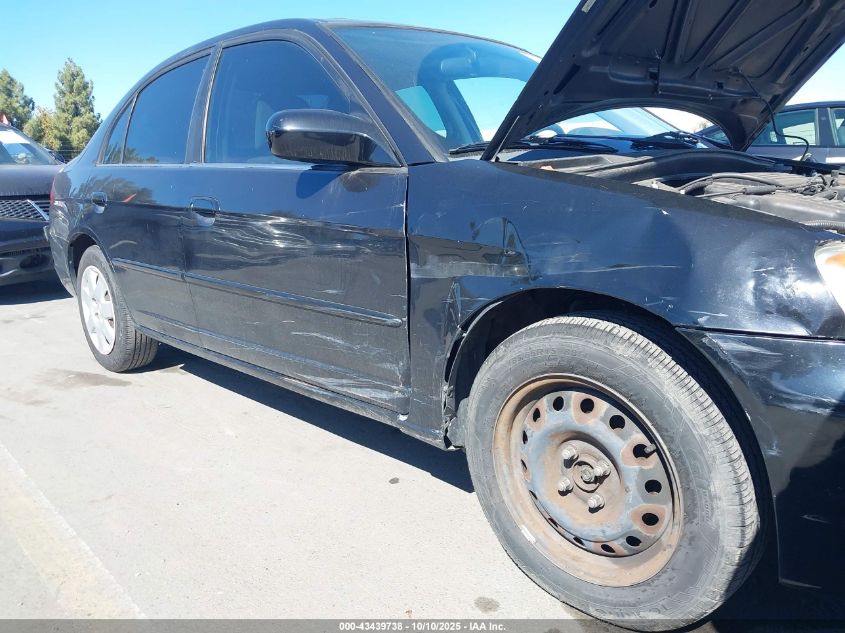 2002 Honda Civic Ex VIN: 2HGES26702H502877 Lot: 43439738