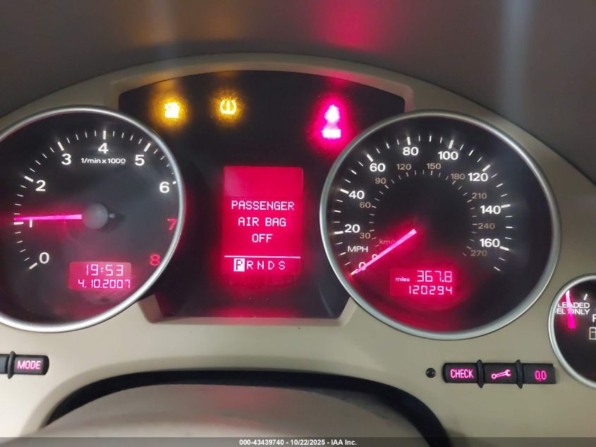 2009 Audi A4 2.0T Special Edition VIN: WAUAF48H89K011234 Lot: 43439740