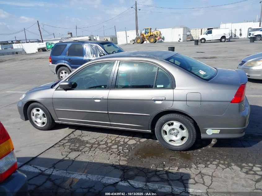 2005 Honda Civic Hybrid VIN: JHMES96615S019330 Lot: 43439742
