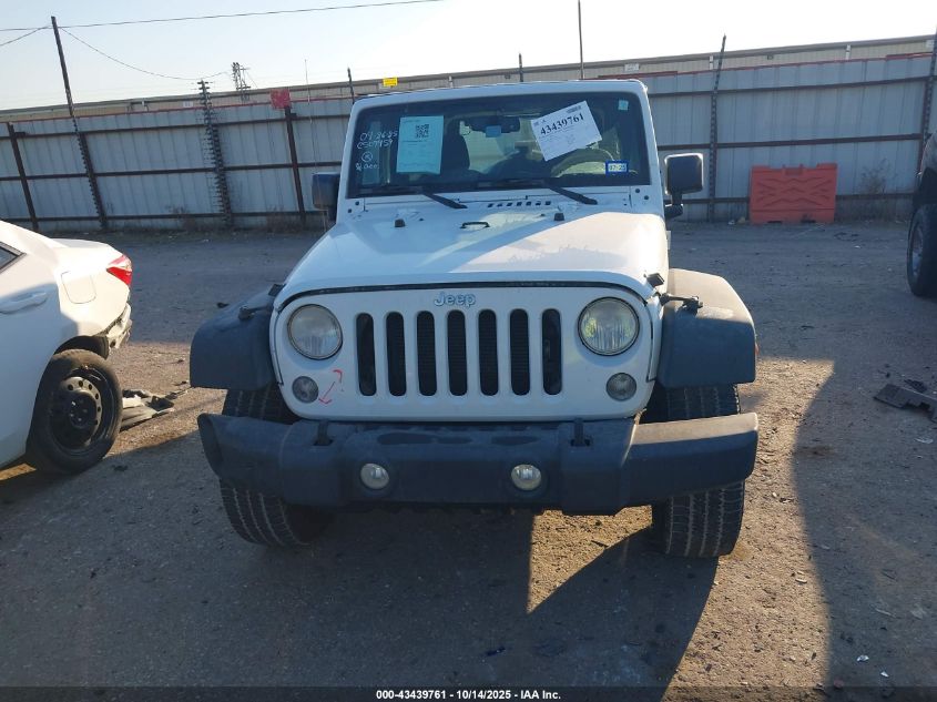 2015 Jeep Wrangler Sport VIN: 1C4GJWAG6FL533889 Lot: 43439761