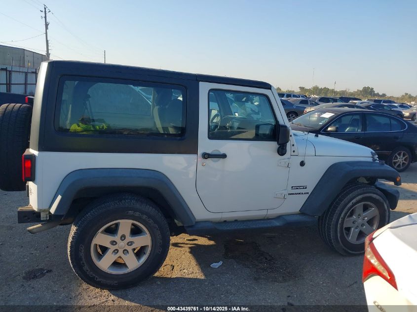 2015 Jeep Wrangler Sport VIN: 1C4GJWAG6FL533889 Lot: 43439761