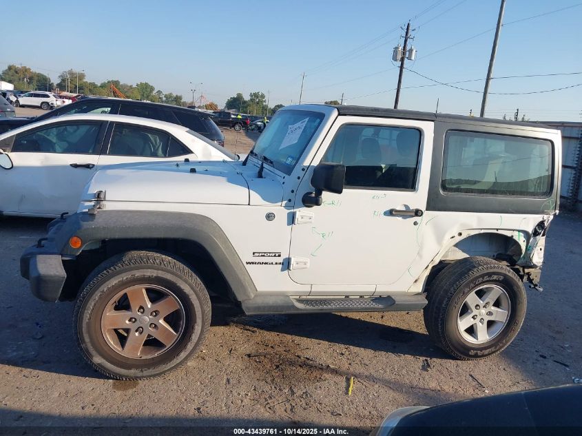 2015 Jeep Wrangler Sport VIN: 1C4GJWAG6FL533889 Lot: 43439761