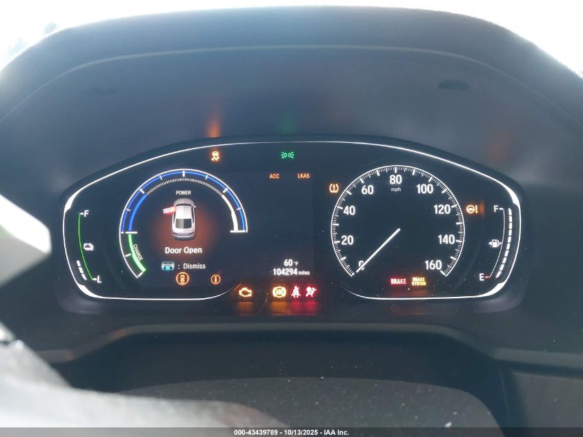 2018 Honda Accord Hybrid Touring VIN: 1HGCV3F92JA001587 Lot: 43439789