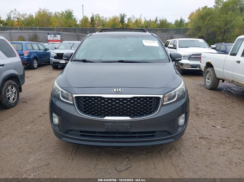 2016 Kia Sedona Ex/Sx VIN: KNDMC5C1XG6168908 Lot: 43439795