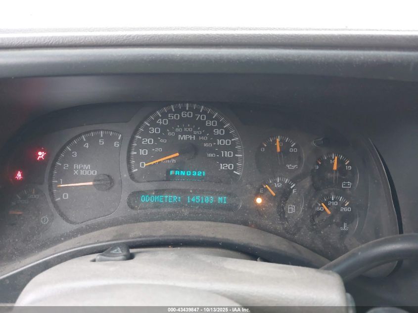 2003 Cadillac Escalade Standard VIN: 1GYEK63N63R284450 Lot: 43439847