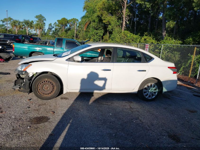 2015 Nissan Sentra Sv VIN: 3N1AB7AP8FL681378 Lot: 43439861