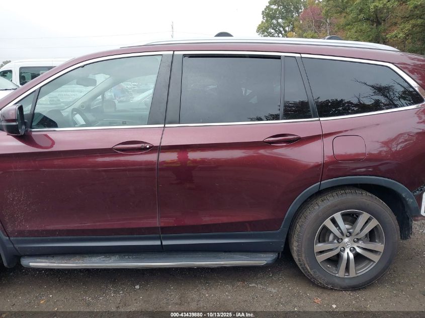 2017 Honda Pilot Ex-L VIN: 5FNYF6H61HB059052 Lot: 43439880