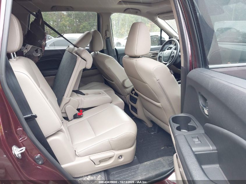 2017 Honda Pilot Ex-L VIN: 5FNYF6H61HB059052 Lot: 43439880