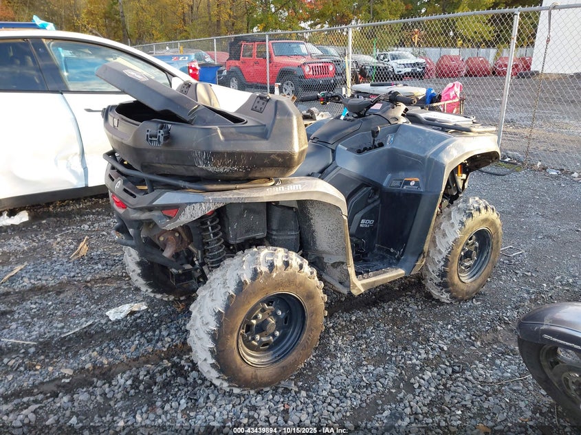VIN 3JB3GA443SJ000333 2025 CAN-AM OUTLANDER 500 2WD/500/500 DPS/PRO HD5