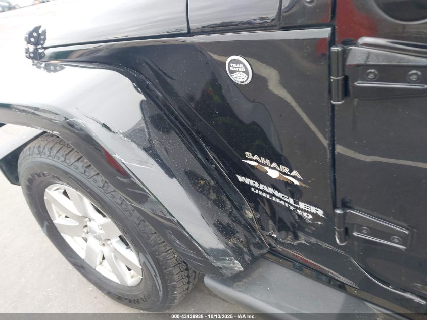 2016 Jeep Wrangler Unlimited Sahara VIN: 1C4BJWEG4GL132699 Lot: 43439938