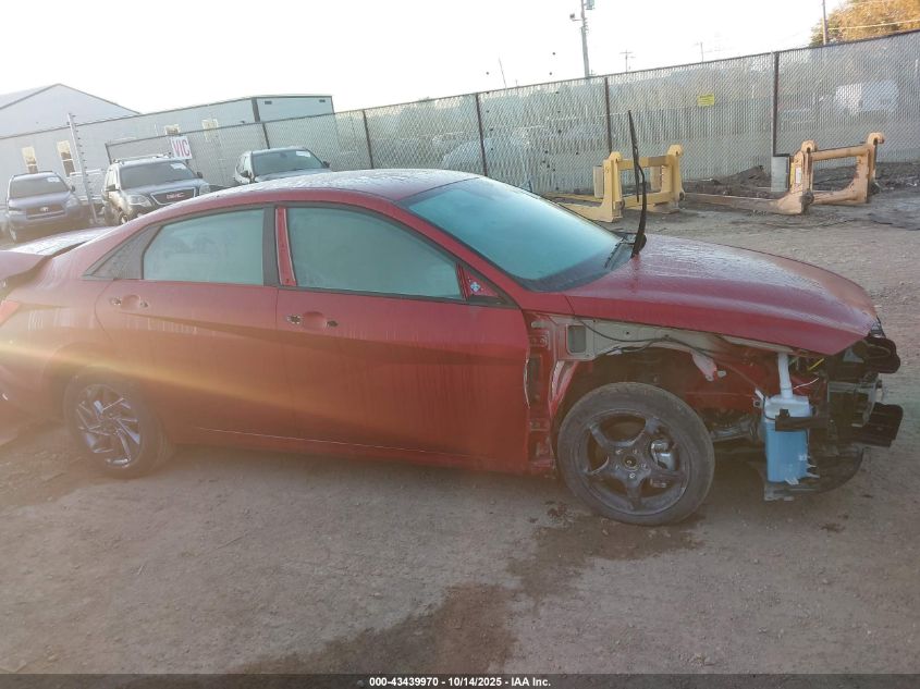 2025 Hyundai Elantra Hybrid Blue VIN: KMHLM4DJ2SU147522 Lot: 43439970