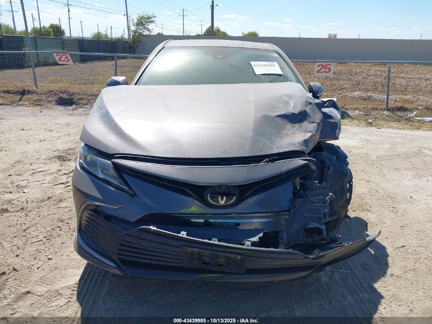 2022 Toyota Camry Le VIN: 4T1C11AK5NU635520 Lot: 43439985