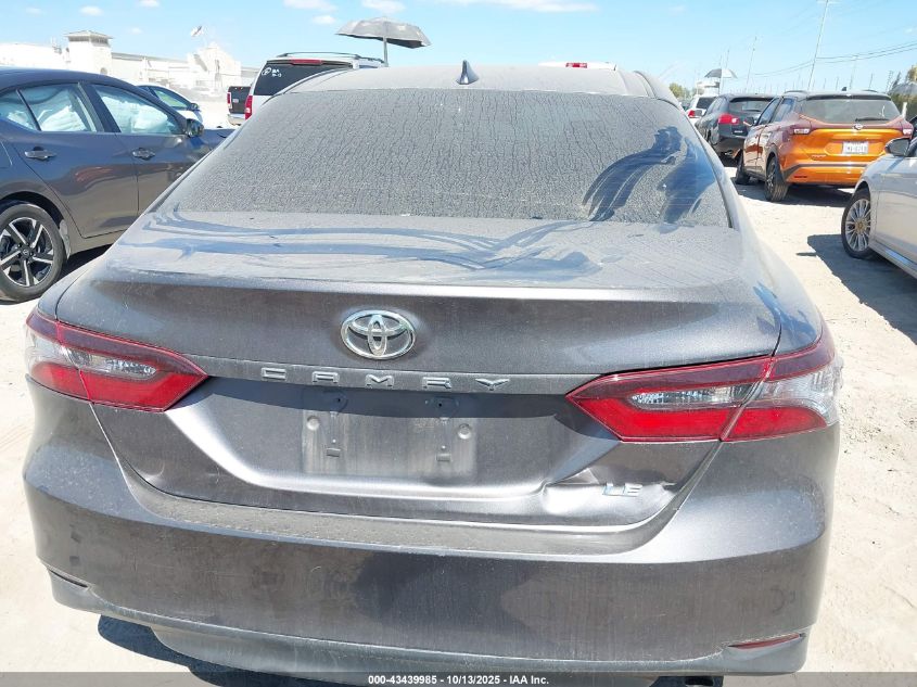 2022 Toyota Camry Le VIN: 4T1C11AK5NU635520 Lot: 43439985