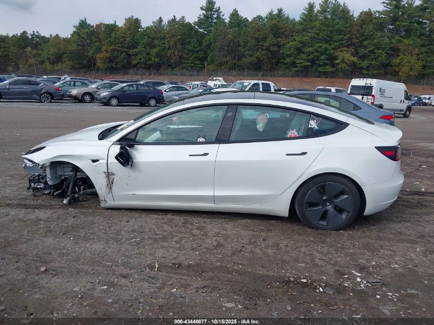 2023 Tesla Model 3 Rear-Wheel Drive VIN: 5YJ3E1EA8PF477356 Lot: 43440077