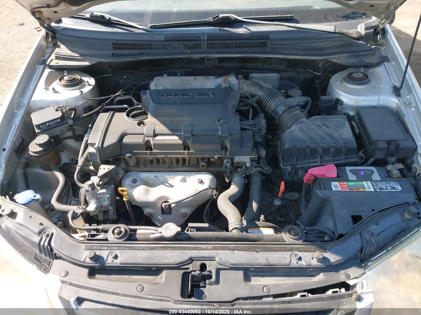 2008 Kia Spectra Ex VIN: KNAFE122185584906 Lot: 43440093