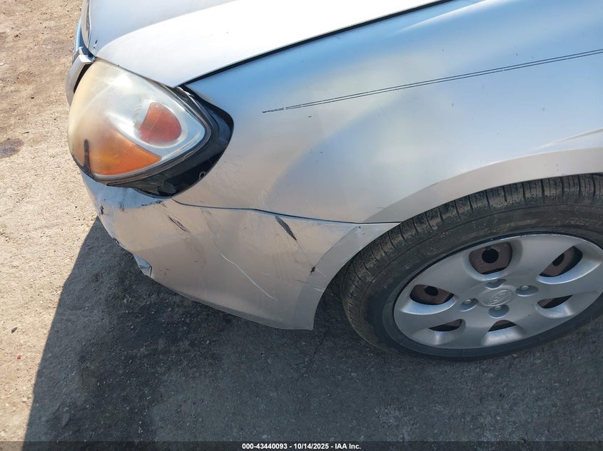 2008 Kia Spectra Ex VIN: KNAFE122185584906 Lot: 43440093