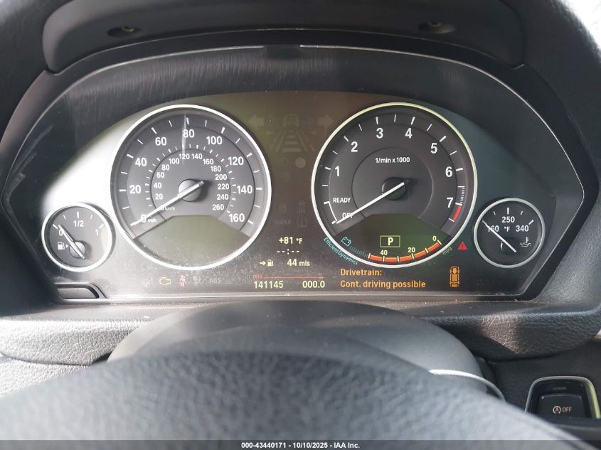 2013 BMW 335I VIN: WBA3A9G54DNP36865 Lot: 43440171