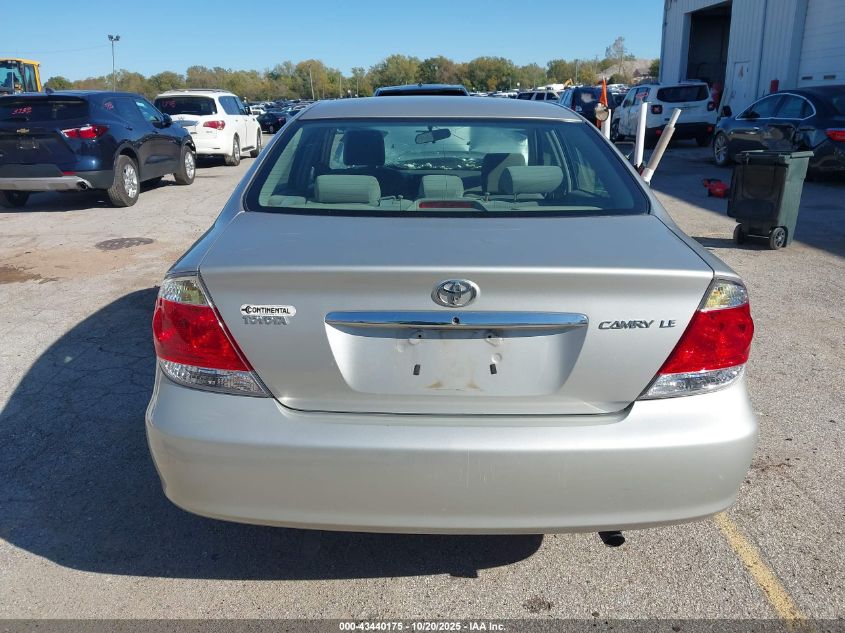 2005 Toyota Camry Le VIN: 4T1BE32K35U394728 Lot: 43440175