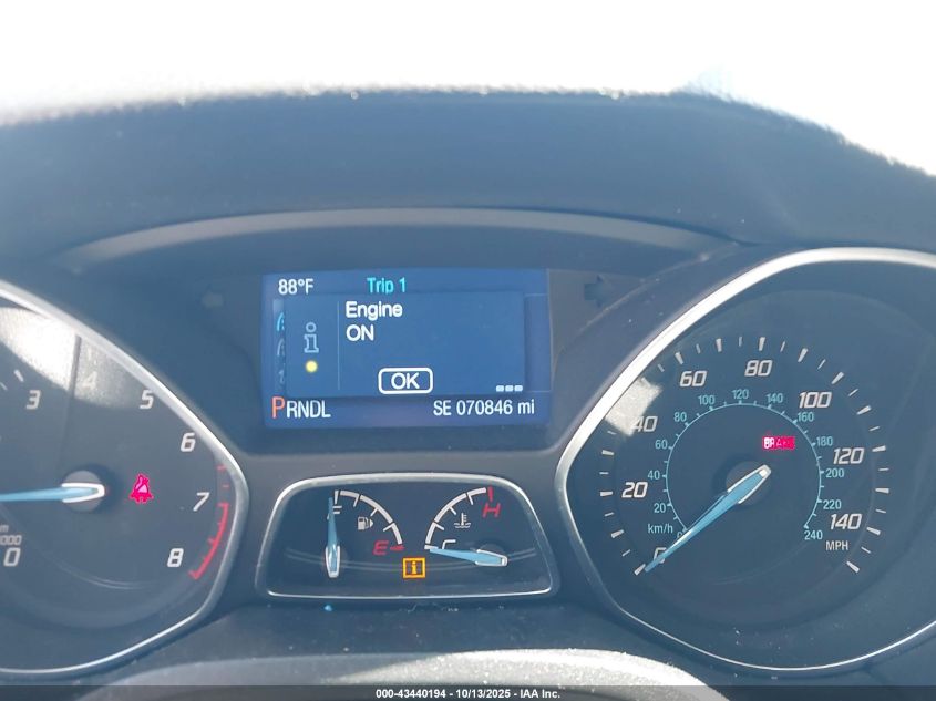 2014 Ford Focus Se VIN: 1FADP3F27EL362085 Lot: 43440194