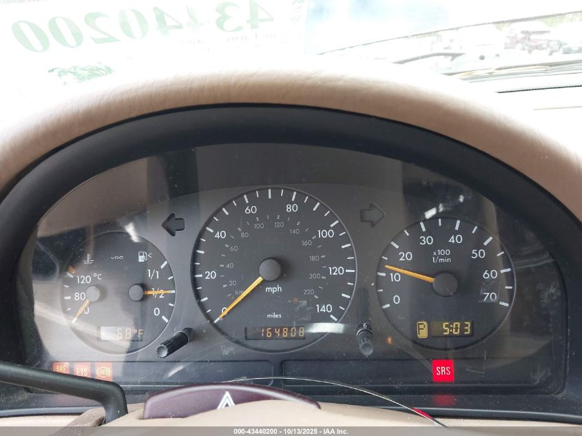 2000 Mercedes-Benz Ml 430 VIN: 4JGAB72E2YA145610 Lot: 43440200